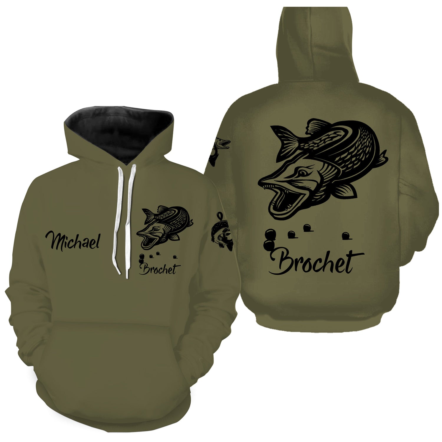 Pêche du Brochet, Pêche aux Carnassiers, Cadeau Original Pêcheur, Tee Shirt, Sweat à capuche, Vêtement Anti UV, Cadeau Personnalisé Pour La Pêche - CTS15042233