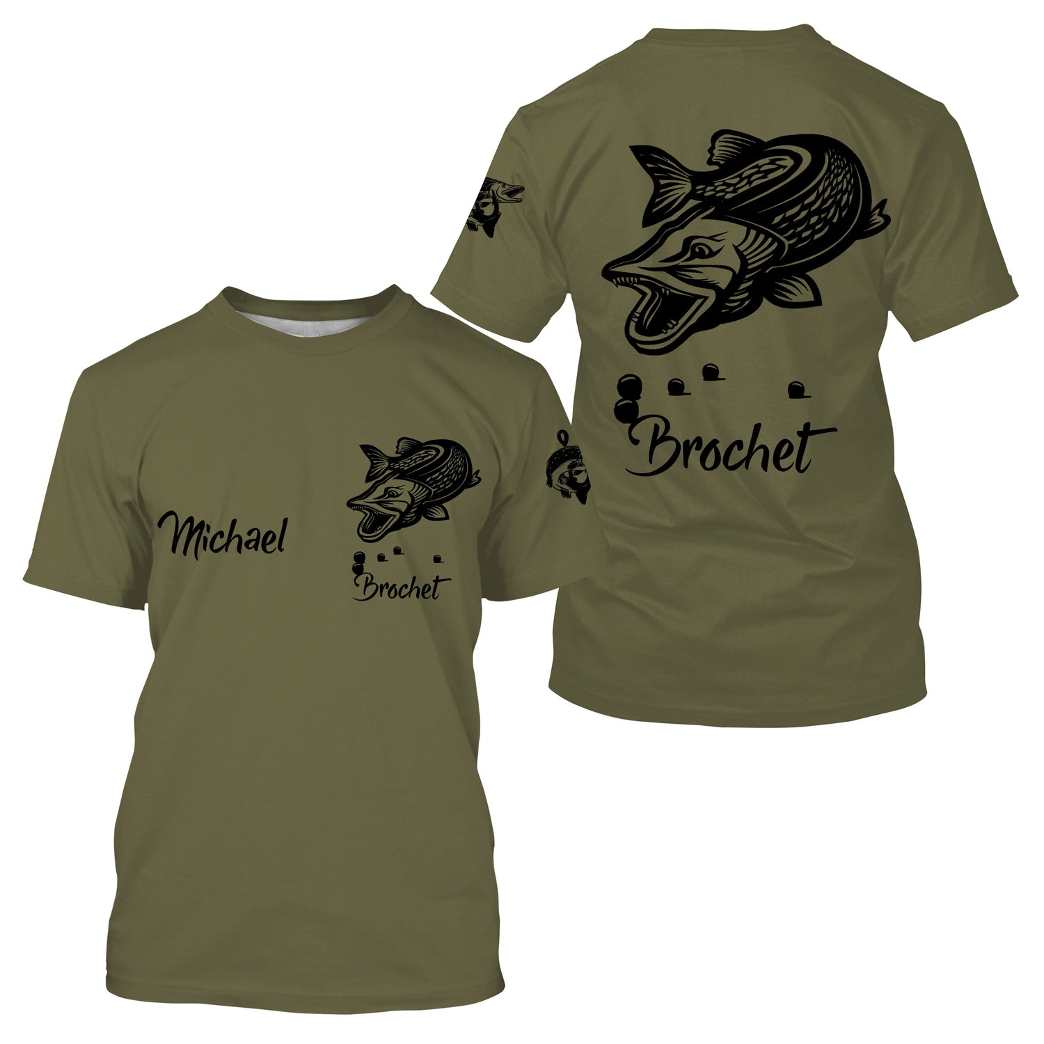 Pêche du Brochet, Pêche aux Carnassiers, Cadeau Original Pêcheur, Tee Shirt, Sweat à capuche, Vêtement Anti UV, Cadeau Personnalisé Pour La Pêche - CTS15042233
