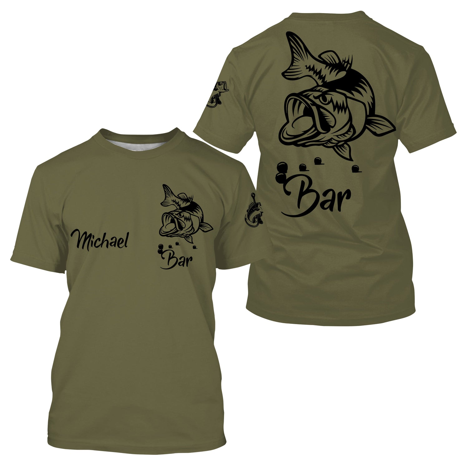 Pêche du Bar, Cadeau Original Pêcheur, Tee Shirt, Sweat à capuche, Vêtement Anti UV, Cadeau Personnalisé Pour La Pêche - CTS15042236 - T-shirt col rond