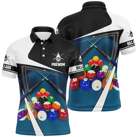 Polo De Billard Professionnel Personnalisé, Le 14-1 Pool, Jeu De La 14/1 - CT28062339 Polo Homme