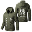 Veste Imperméable Personnalisée Pour Pêcheur, Pêche À La Perche, Cadeau Original Pêcheur - CT29112339 - Vert Militaire