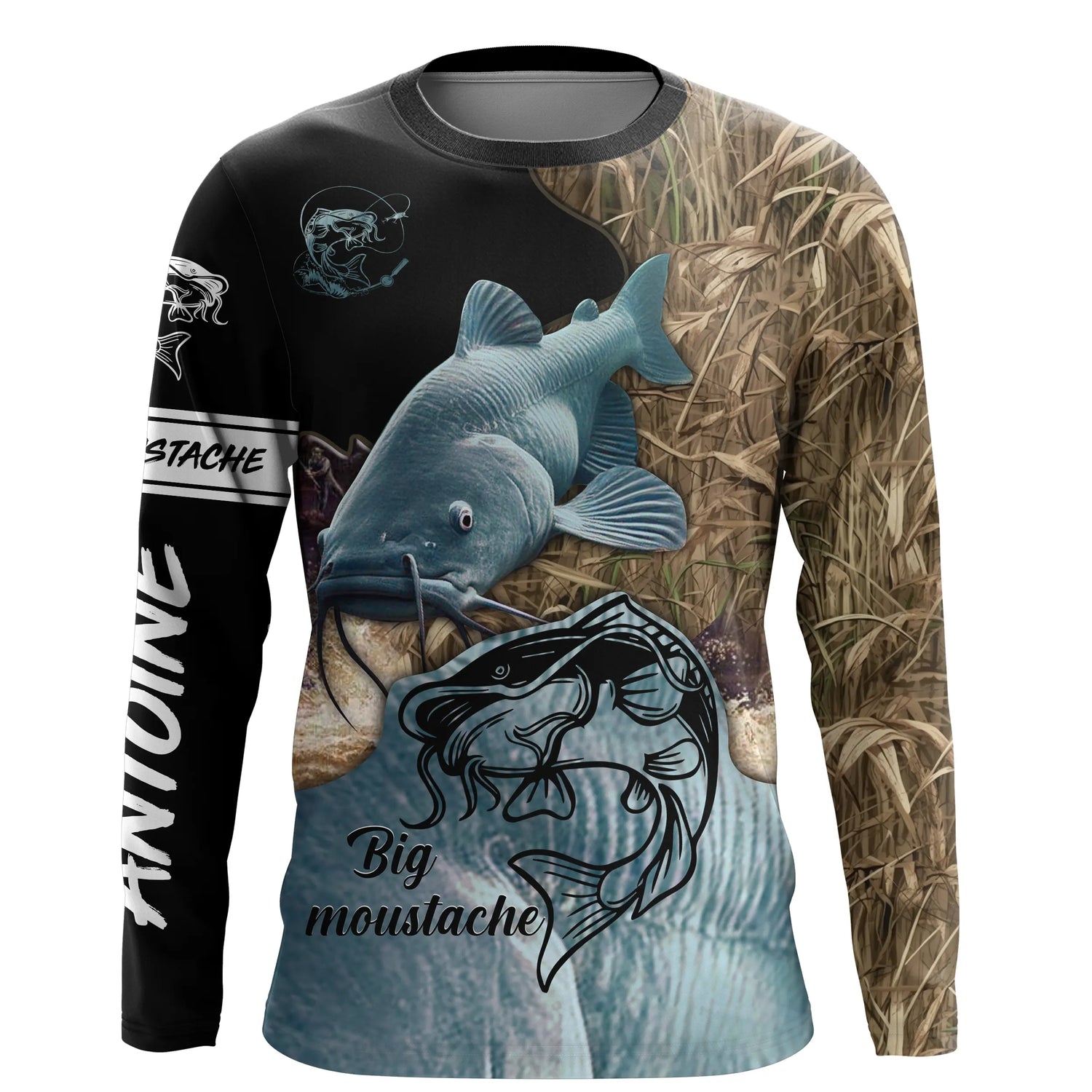 Pêche du Silure, Cadeau Personnalisé Pour Pêcheur, Maillot Camouflage Anti UV - CT30062230 Anti UV T-shirt Manches Longues Unisexe