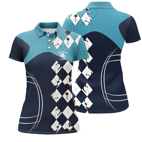 Polo Pétanque Performance Alpenext, Cadeau Personnalisé Bouliste - CT18102302 Polo Femme