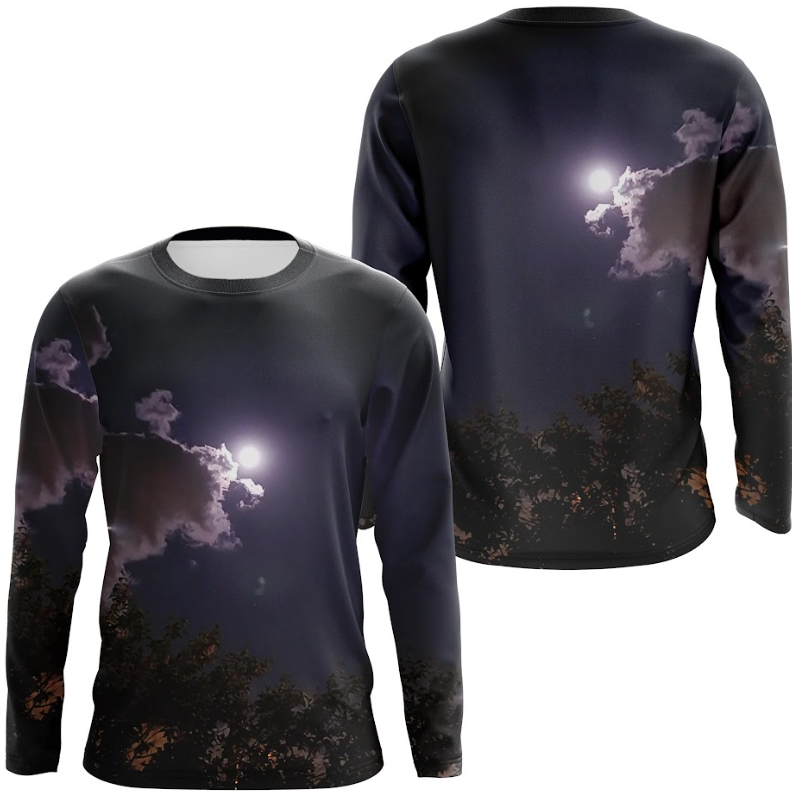 T-shirt Anti-UV Manches Longues Personnalisé – Impression Photo 100 % Personnalisée – Haute Qualité – Protection UV Homme & Femme