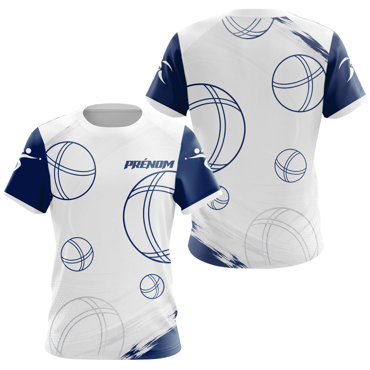 Polo Pétanque Bleu Marine – Performance Élégance Boulodrome - T-Shirt Femme