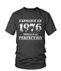 Cadeau Anniversaire, Fête d'Anniversaire, Fabriqué En 1976, Vieilli À La Perfection - VEAGFE1976 T-shirt Col Rond