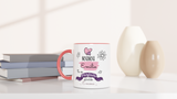 Chiptshirts - Mug Multicolore à Personnaliser, Cadeau Pour Nounou, Nounou Parfaite, Mug Rose et Blanc - CTS21032201 Mug Blanc