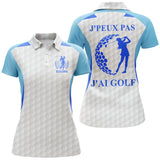 Polo de Golf, Cadeau Personnalisé Golfeur, Golfeuse, Polo à Séchage Rapide Homme Femme, J'peux Pas, J'ai Golf - CTS17052216 - Polo Femme Bleu