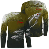 T-Shirt Anti-UV Personnalisé Pêche, Cadeau Original Pêcheur, Skelefish Carpe - CT30072227