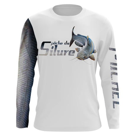 T-Shirt Anti-UV Personnalisé Pêche Du Silure, Peau De Poisson Chat, Meilleur Cadeau Pêcheur - CT03082230