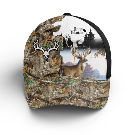 Casquette Camouflage Chasse, Idée Cadeau Chasseur, Deer Hunter, Chasse Au Cerf - CT30082221