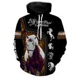 Sweat A Capuche Le Paint Horse, Race de Chevaux Américaine - T-shirt 3D All-Over Personnalisé - Cadeau pour Homme, Femme, Enfant qui Aime Les Chevaux - Chiptshirts