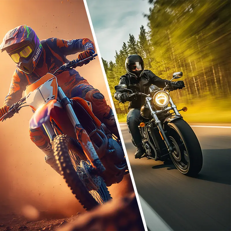Pilote motocross en plein saut sur piste boueuse, sweat racing flammes avec numéro de pilote imprimé