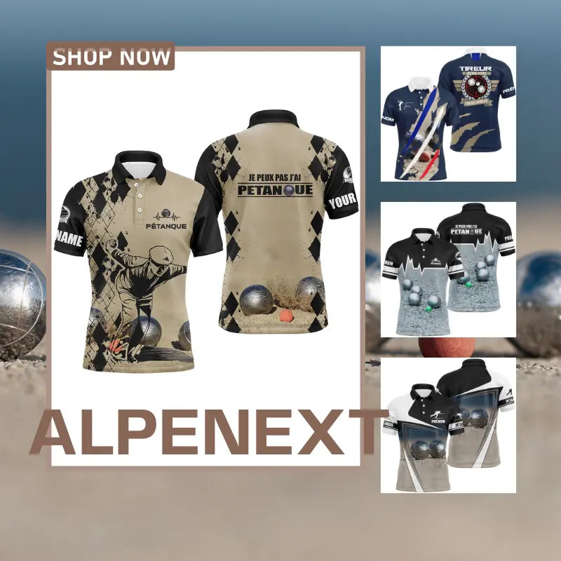 Alpenext Collection Polo Pétanque 800x800px