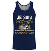 Vive La Retraite Tee Shirt Humour de Départ à la Retraite, Je suis Retraité Mon Boulot Est De Conduire Un Camping Car - CTS27042225
