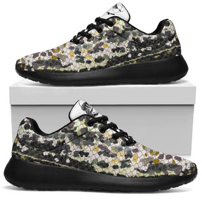 Baskets basses pêche unisexe camouflage avec motif peau crapet de roche all-over