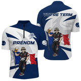 Polo Fléchettes Personnalisé - Style Supporter Français