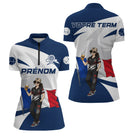 Polo Fléchettes Personnalisé - Style Supporter Français