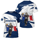 Polo Fléchettes Personnalisé - Style Supporter Français