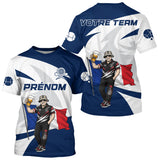 Polo Fléchettes Personnalisé - Style Supporter Français