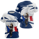 Polo Fléchettes Personnalisé - Style Supporter Français