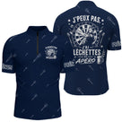 Polo Fléchettes Personnalisé - Bleu Marine Humour