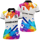 Maillot Fléchettes Personnalisé - Géométrique Multicolore Style