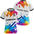 Maillot Fléchettes Personnalisé - Géométrique Multicolore Style