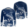 F01M0403102026_96_LHMaillot Pêche Ancre & Bass Personnalisé - Bleu & Blanc - Long Sleeves Homme