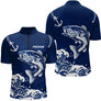 F01M0403102026_96_LHMaillot Pêche Ancre & Bass Personnalisé - Bleu & Blanc - Polo Zippé Homme