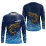 F01M0408102026_137_LHMaillot Pêche Carnassier Brochet - Manches Longues Bleu - Long Sleeves Homme
