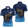 F01M0408102026_137_LHMaillot Pêche Carnassier Brochet - Manches Longues Bleu - Polo Homme