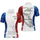 T-Shirt Pêcheur France Personnalisable - Bleu Blanc Rouge