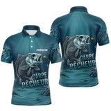 Polo Pêcheur Carpe Blanche Sur Mesure - Blanc