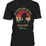 T-shirt humour pêche vintage Distanciation sociale femme prénom personnalisé
