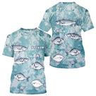 Hoodie Pêcheur Nom Personnalisable - Bleu D'eau - T-Shirt Homme