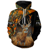 Chasse Au Cerf, Camouflage Chasse, J'peux Pas, J'ai Chasse - CT07112229 Sweat à Capuche All Over Unisexe