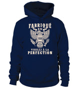 Idee Cadeau Original Anniversaire Vieilli A La Perfection CTS23032202 Sweat à Capuche Bleu