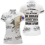 Polo pétanque homme femme manches courtes blanc tricolore, design bouliste personnalisable au prénom