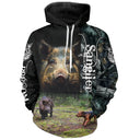 T-shirt anti UV manches longues chasse sanglier battue, vêtement halieutique pour battue collective automnale