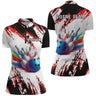 Maillot de bowling personnalisé homme/femme – Design impact visuel & nom d'équipe - A05092419 - polo femme