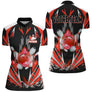 Maillot bowling personnalisé femme rouge, variante coloris pour team et club