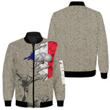 Tenue Pétanque France Personnalisable – Polo & Pantalon Design Tricolore - A08112401 - Veste Zippée