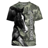 Le Quarter Horse Cheval, Amoureux des Chevaux, Chevaux Passion, 3D All-Over Tee Shirt - CTS09052229