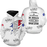 Sweat pétanque blanc vue dos design convivial boules argentées drapeau patriotique 100 coton sublimation