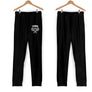 Jogging tennis homme noir coupe slim raquettes croisées TENNIS imprimé cuisse cordon serrage
