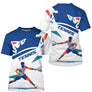 Polos et T-shirts Tennis Performants - Style Unique pour Hommes et Femmes - Alpenext - T-shirt Coton All-Over Homme