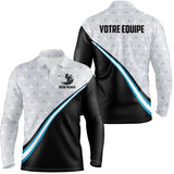 Polo de golf personnalisable avec prénom et équipe – Homme & Femme - A10092407 - Polo manches longues Homme