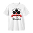 Veste & T-shirt Pétanque Retraité – Confort & Style pour Passionnés - A11012504 - T-shirt blanc