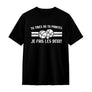 T-shirt pétanque noir avec slogan dilemme bouliste tireur pointeur je fais les deux blanc